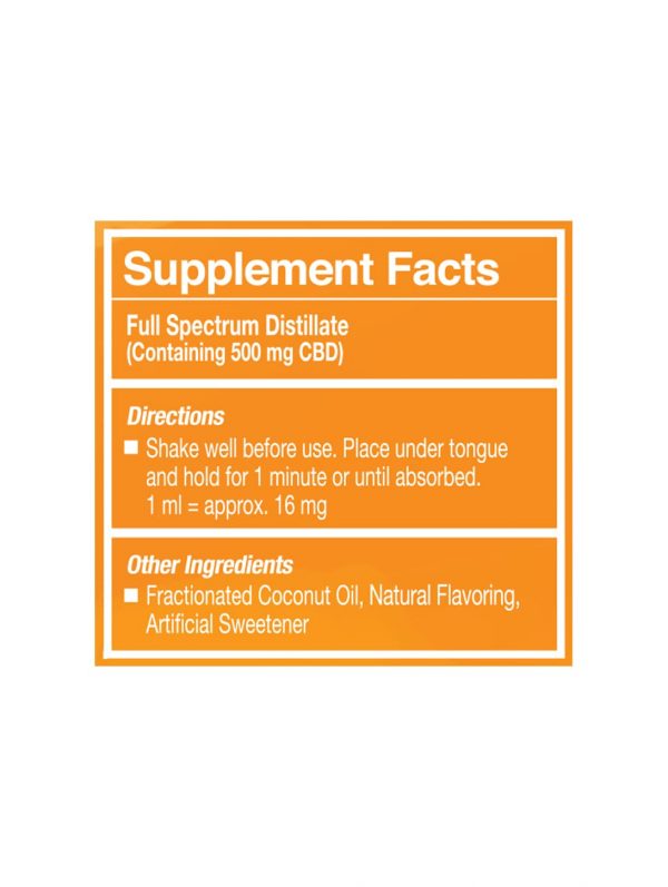 MEL 500mg Supp Facts-min